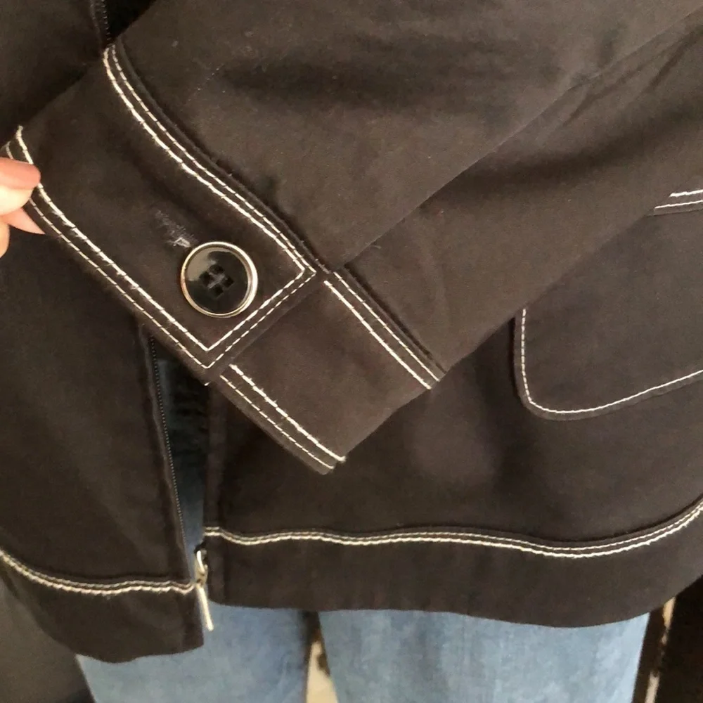 TANJAY JACKET Lightweight Black EUC sz 18W